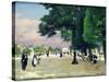 The Tuileries-Jules Ernest Renoux-Stretched Canvas