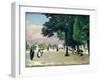 The Tuileries-Jules Ernest Renoux-Framed Giclee Print