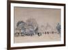 The Tuilleries, Paris, 1910-Edgar Degas-Framed Giclee Print