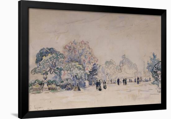 The Tuilleries, Paris, 1910-Edgar Degas-Framed Giclee Print