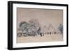 The Tuilleries, Paris, 1910-Edgar Degas-Framed Giclee Print