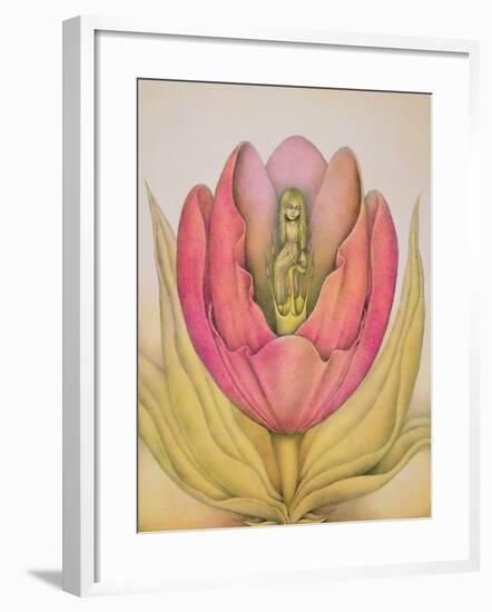 The Tulip Burst Open with a Pop, 1991-Wayne Anderson-Framed Giclee Print