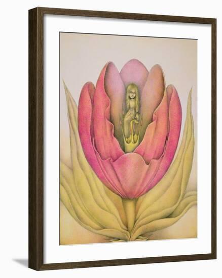 The Tulip Burst Open with a Pop, 1991-Wayne Anderson-Framed Giclee Print