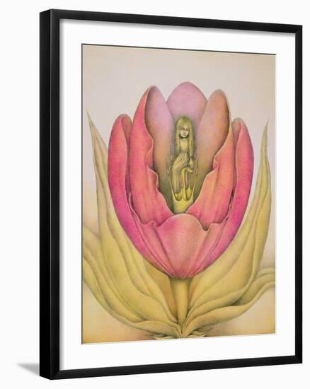 The Tulip Burst Open with a Pop, 1991-Wayne Anderson-Framed Giclee Print