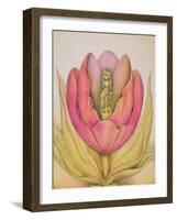 The Tulip Burst Open with a Pop, 1991-Wayne Anderson-Framed Giclee Print