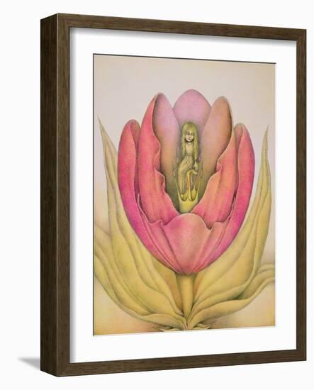 The Tulip Burst Open with a Pop, 1991-Wayne Anderson-Framed Giclee Print