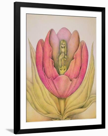 The Tulip Burst Open with a Pop, 1991-Wayne Anderson-Framed Giclee Print