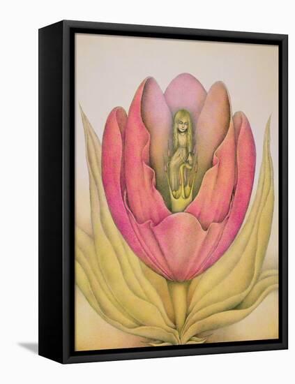 The Tulip Burst Open with a Pop, 1991-Wayne Anderson-Framed Stretched Canvas