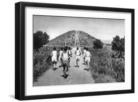 The Tumulus of Marathon, Greece, 1937-Martin Hurlimann-Framed Giclee Print
