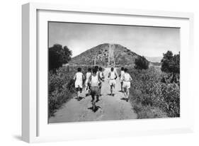 The Tumulus of Marathon, Greece, 1937-Martin Hurlimann-Framed Giclee Print