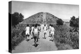 The Tumulus of Marathon, Greece, 1937-Martin Hurlimann-Stretched Canvas