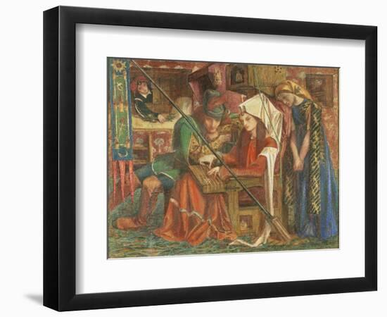 The Tune of the Seven Towers-Dante Gabriel Rossetti-Framed Giclee Print