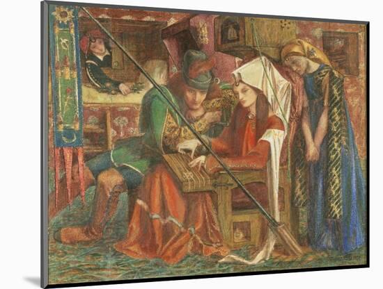 The Tune of the Seven Towers-Dante Gabriel Rossetti-Mounted Giclee Print