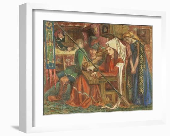 The Tune of the Seven Towers-Dante Gabriel Rossetti-Framed Giclee Print