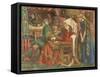 The Tune of the Seven Towers-Dante Gabriel Rossetti-Framed Stretched Canvas