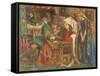 The Tune of the Seven Towers-Dante Gabriel Rossetti-Framed Stretched Canvas