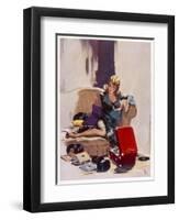 The Tune That He Loved Best-David Wright-Framed Art Print