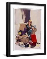 The Tune That He Loved Best-David Wright-Framed Art Print