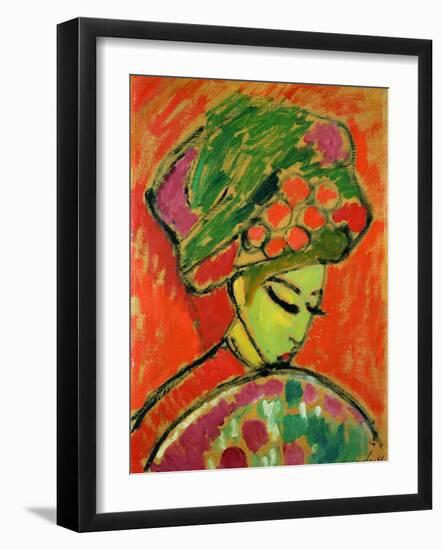 The Turban, 1910-Alexej Von Jawlensky-Framed Giclee Print