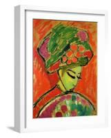 The Turban, 1910-Alexej Von Jawlensky-Framed Giclee Print