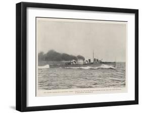The Turbine Torpedo-Boat Destroyer Cobra-null-Framed Giclee Print