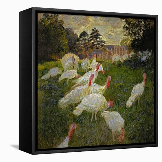 The Turkeys, 1877-Claude Monet-Framed Stretched Canvas