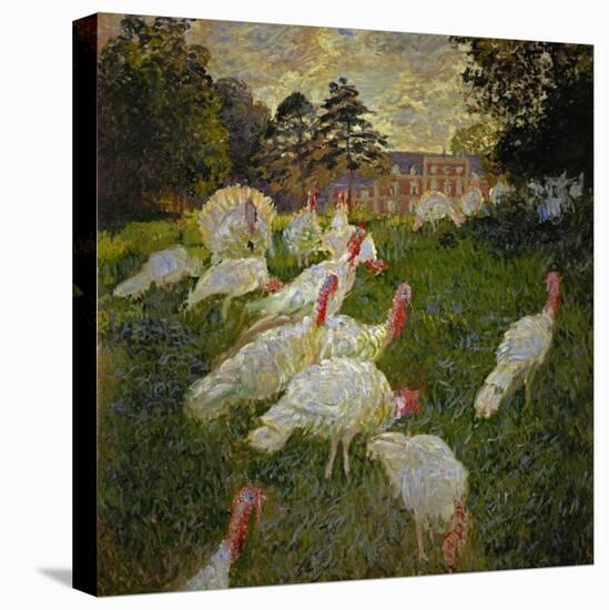 The Turkeys, 1877-Claude Monet-Stretched Canvas