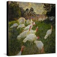 The Turkeys, 1877-Claude Monet-Stretched Canvas