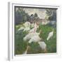 The Turkeys at the Chateau De Rottembourg, Montgeron, 1877-Claude Monet-Framed Giclee Print