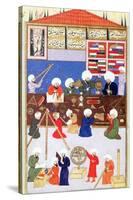 The Turkish Astronomer Takiuddin at His Observatory at Galata, Istanbul, 1581-null-Stretched Canvas