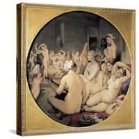 The Turkish Bath-Jean-Auguste-Dominique Ingres-Stretched Canvas