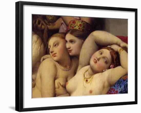 The Turkish Baths, Detail-Jean-Auguste-Dominique Ingres-Framed Giclee Print