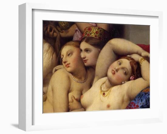 The Turkish Baths, Detail-Jean-Auguste-Dominique Ingres-Framed Giclee Print