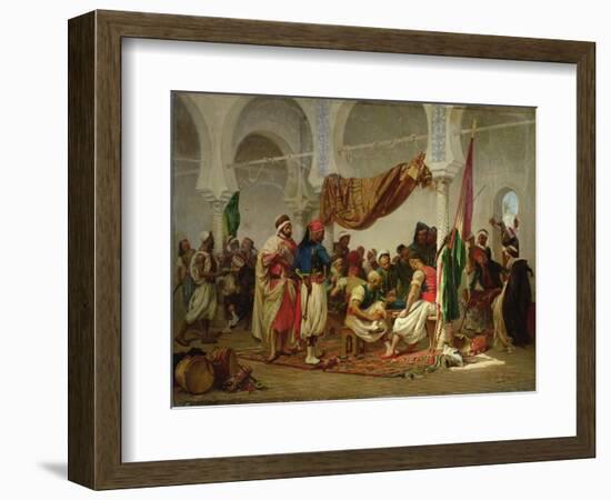 The Turkish Cafe-Charles Marie Lhuillier-Framed Giclee Print