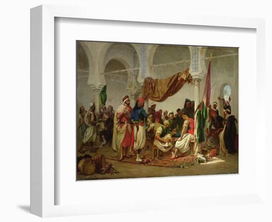 The Turkish Cafe-Charles Marie Lhuillier-Framed Giclee Print