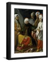 The Turkish Embassy in Naples in 1741-Giuseppe Bonito-Framed Giclee Print