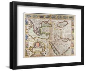 The Turkish Empire, from 'A Prospect of the Most Famous Parts of the World'-John Speed-Framed Premium Giclee Print