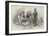 The Turkish Exhibition and Museum, Hyde-Park-Corner, a Turkish Dinner Party-null-Framed Giclee Print