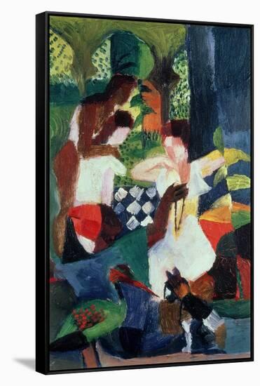 The Turkish Jeweller-Auguste Macke-Framed Stretched Canvas