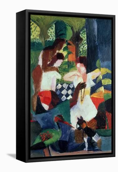 The Turkish Jeweller-Auguste Macke-Framed Stretched Canvas