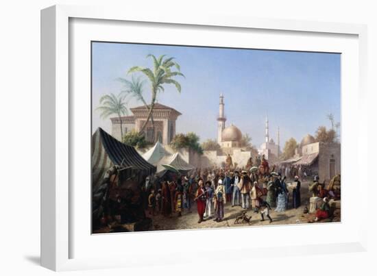 The Turkish Market-Rudolf von Alt-Framed Giclee Print