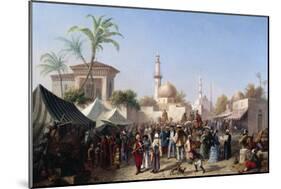 The Turkish Market-Rudolf von Alt-Mounted Giclee Print