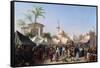 The Turkish Market-Rudolf von Alt-Framed Stretched Canvas