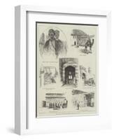 The Turkish Occupation of El Wedj, on Coast of Arabia-Henry Charles Seppings Wright-Framed Giclee Print