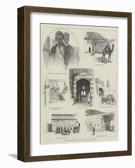 The Turkish Occupation of El Wedj, on Coast of Arabia-Henry Charles Seppings Wright-Framed Giclee Print