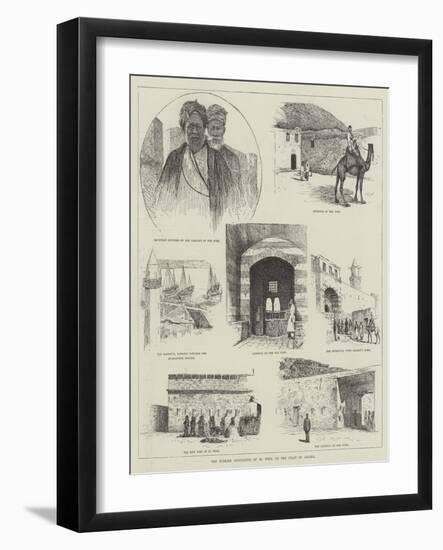 The Turkish Occupation of El Wedj, on Coast of Arabia-Henry Charles Seppings Wright-Framed Giclee Print