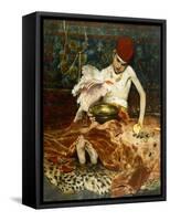 The Turkish Page-William Merritt Chase-Framed Stretched Canvas