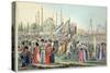 The Turkish Sultan Reviewing His Janissaries-null-Stretched Canvas