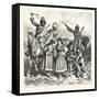 The Turko Servian War, Circassians Carying Off Bulgarian Women and Children, 1876, Turkey, Serbia-null-Framed Stretched Canvas