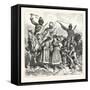 The Turko Servian War, Circassians Carying Off Bulgarian Women and Children, 1876, Turkey, Serbia-null-Framed Stretched Canvas